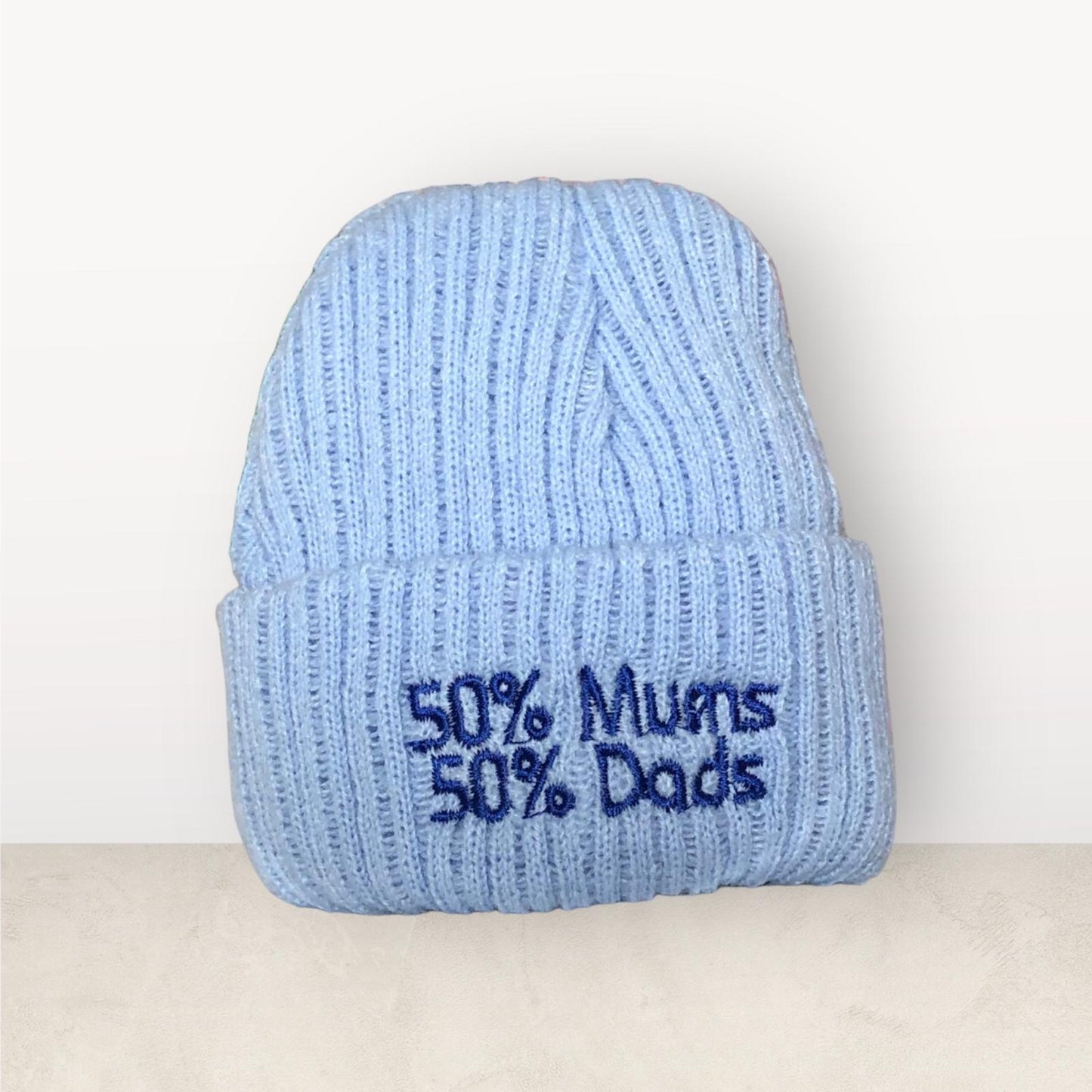 Personalised Knitted Baby Beanie Hat